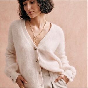 Sézane Beige cardigan | XS